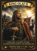 King Olaf II Haraldsson (Saint Olaf) – Vikings Series | Official Renaissance Collector Card