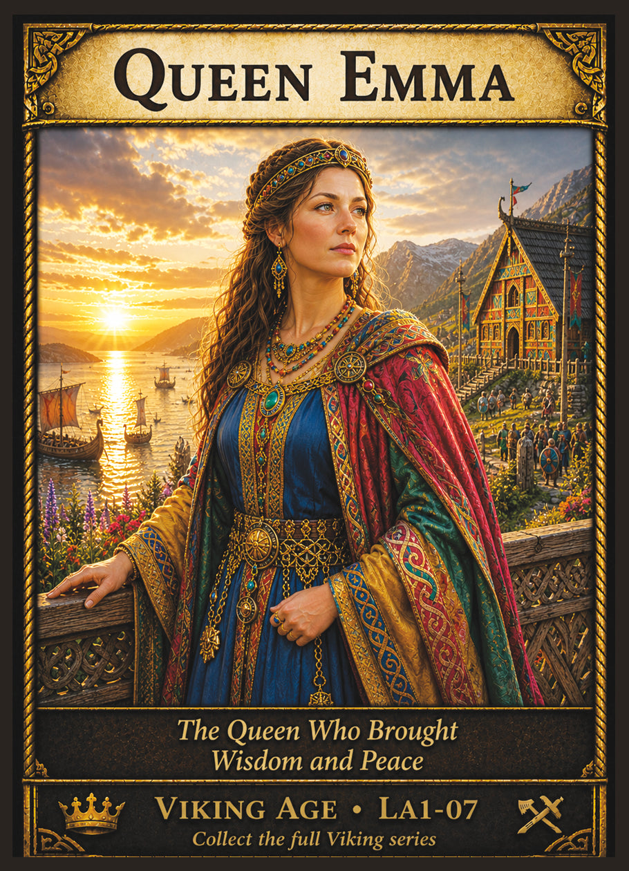 Queen Emma of Normandy – Vikings Series | Official Renaissance Collector Card