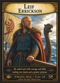 Leif Erikson – Vikings Series | Official Renaissance Collector Card
