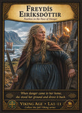 Freydís Eiríksdóttir – Vikings Series | Official Renaissance Collector Card