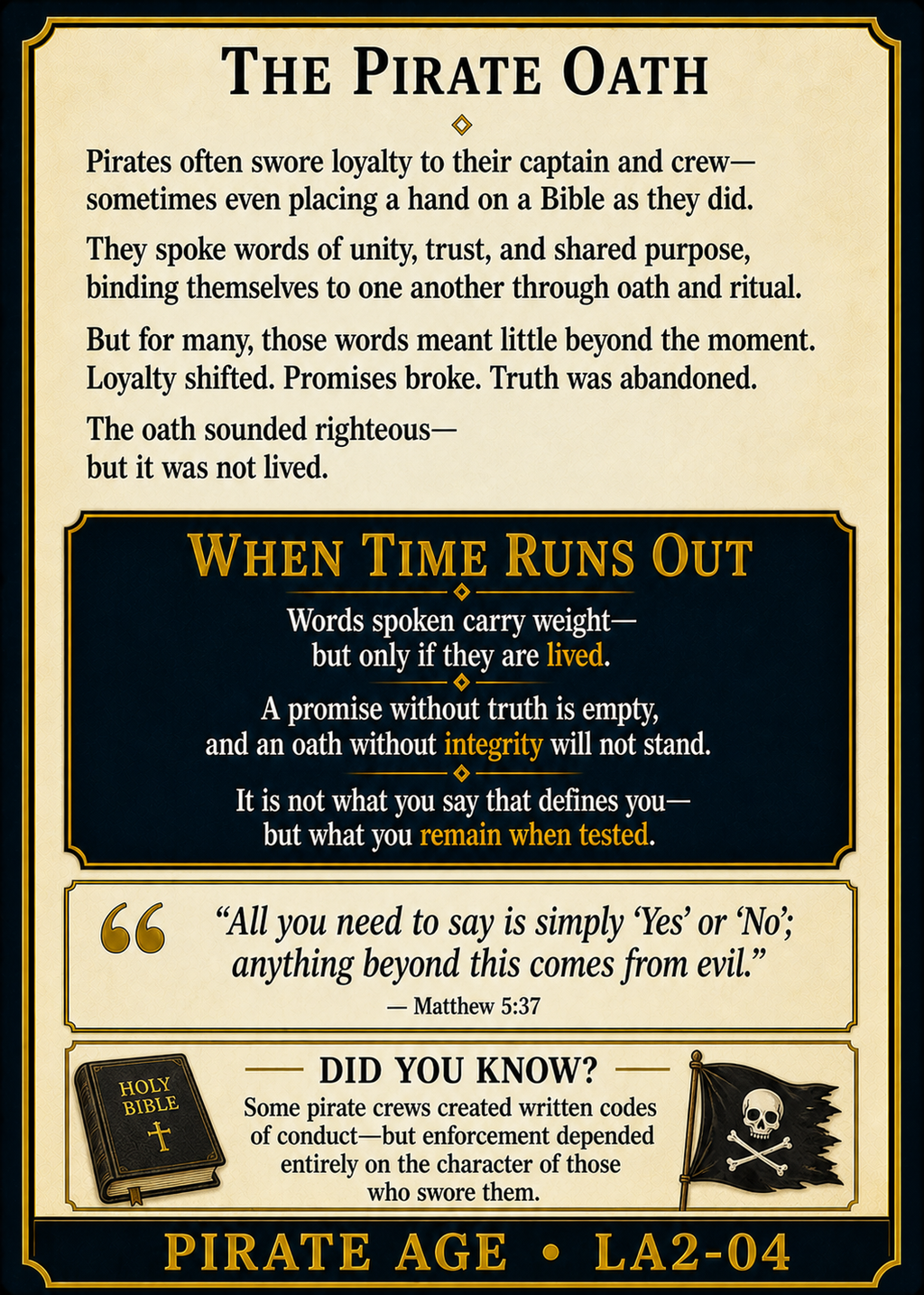 Pirates Series Pack – Official Renaissance Collector Cards