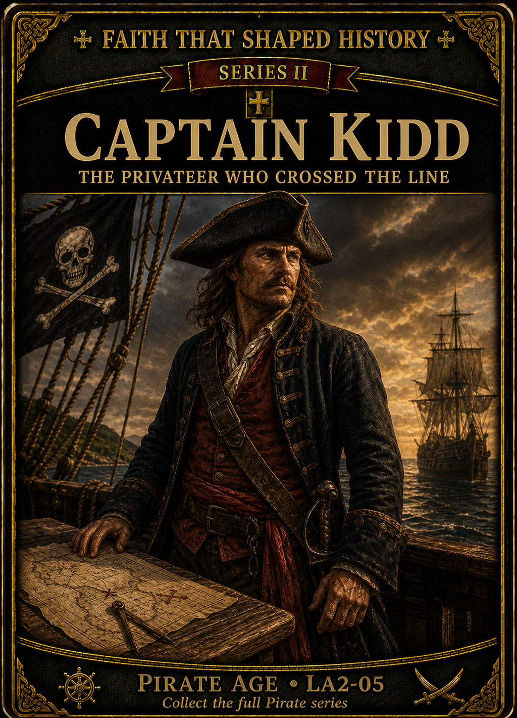 Captain William Kidd – Pirates Series | Official Renaissance Collector Card