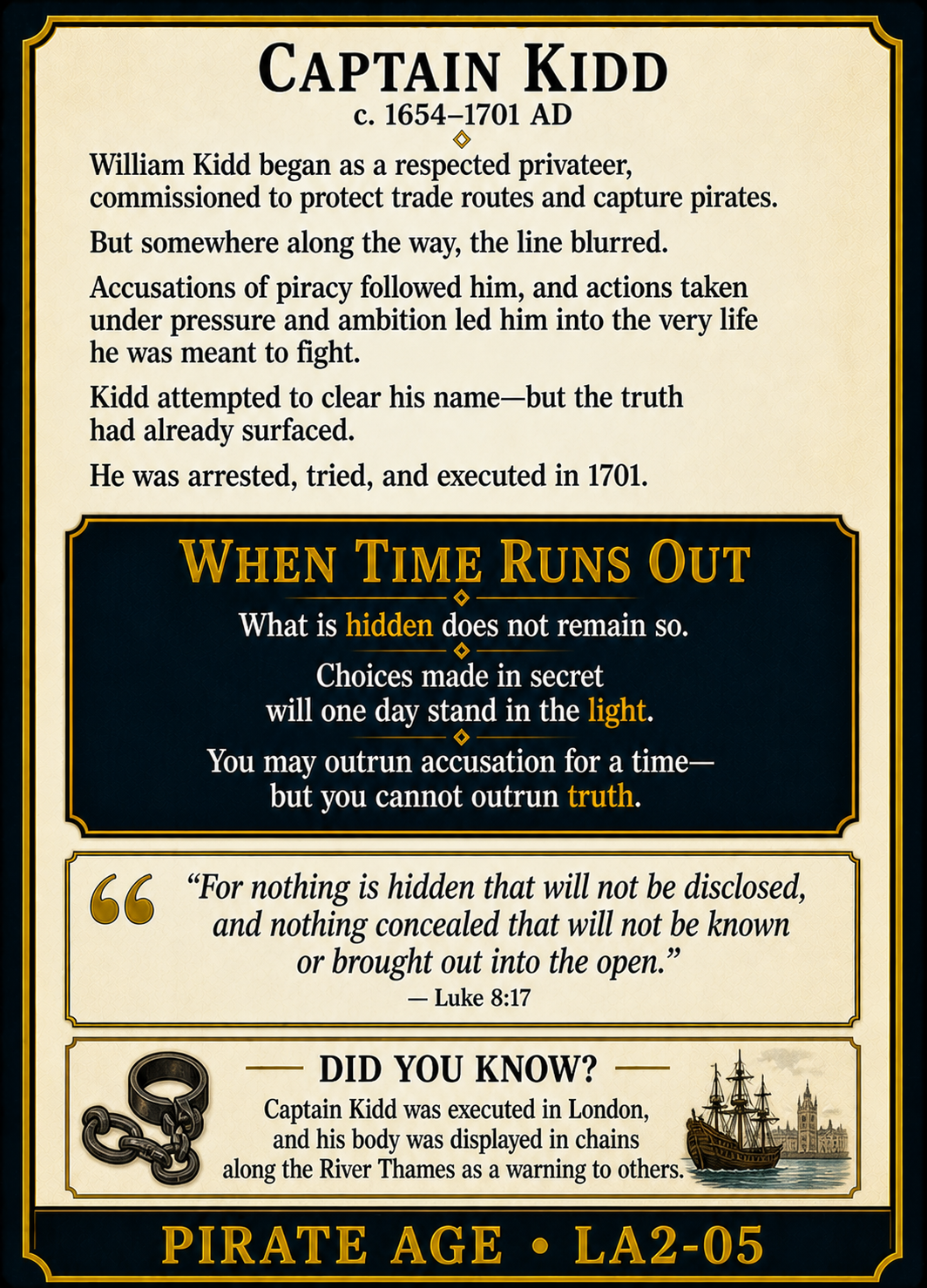 Pirates Series Pack – Official Renaissance Collector Cards
