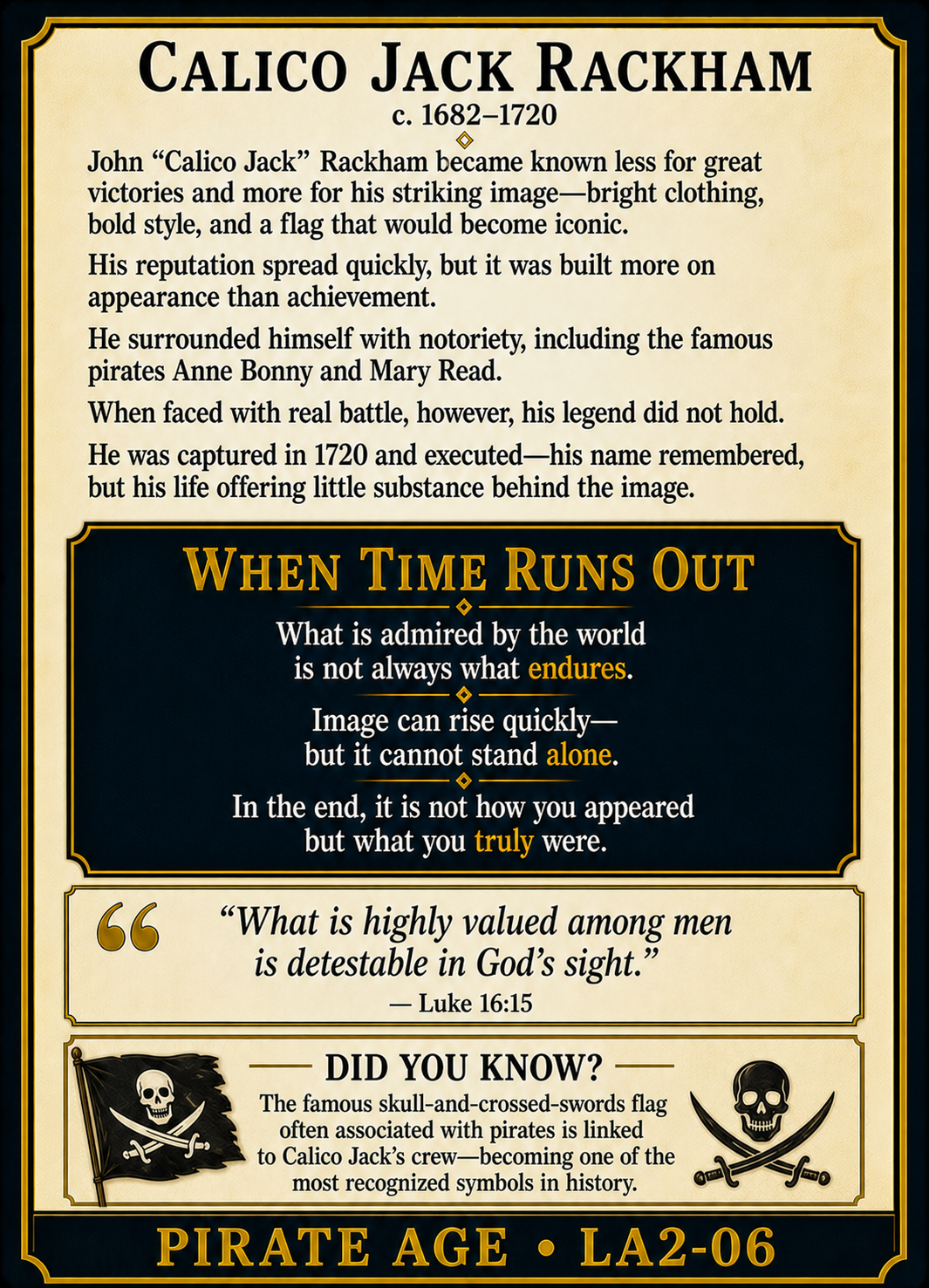 Pirates Series Pack – Official Renaissance Collector Cards