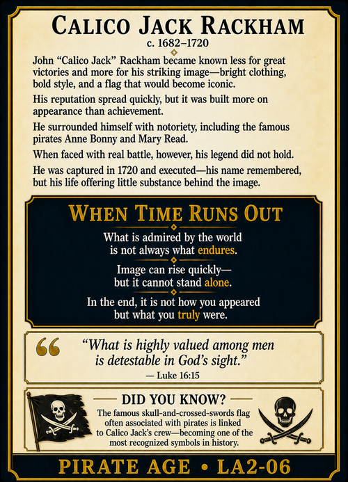 Calico Jack (John Rackham) – Pirates Series | Official Renaissance Collector Card