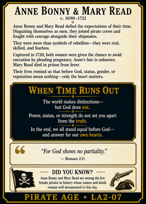 Anne Bonny & Mary Read – Pirates Series | Official Renaissance Collector Card