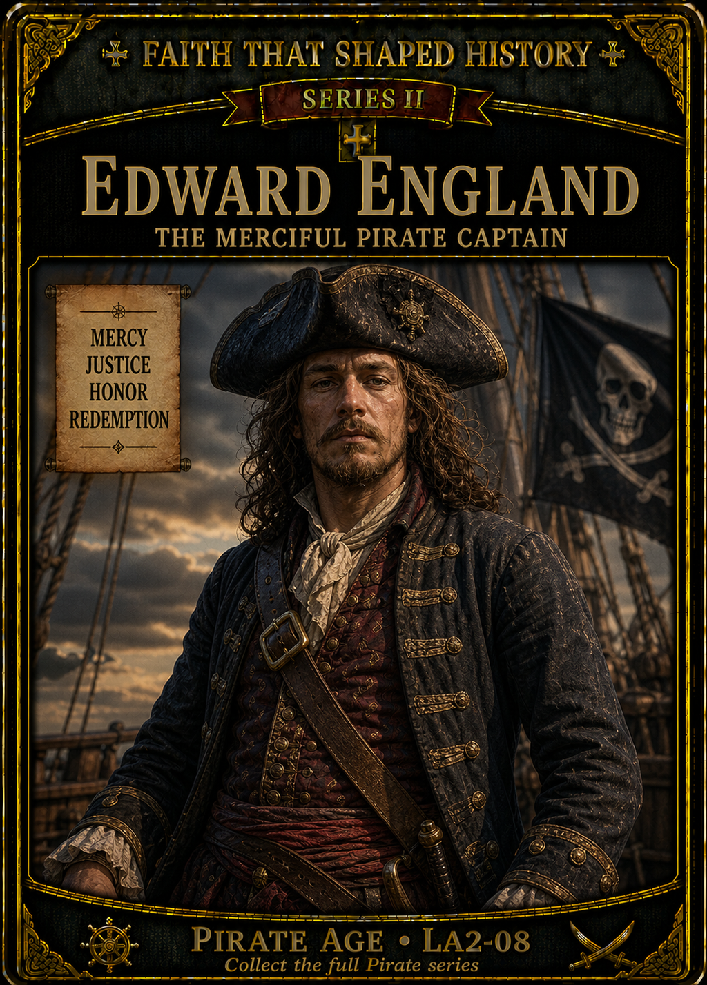 Edward England – Pirates Series | Official Renaissance Collector Card