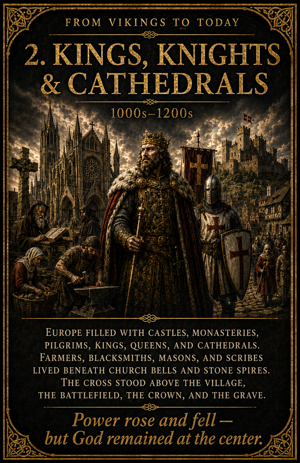 2. Kings, Knights & Cathedrals – Cross History | From Vikings to Today | Lost Archives Poster