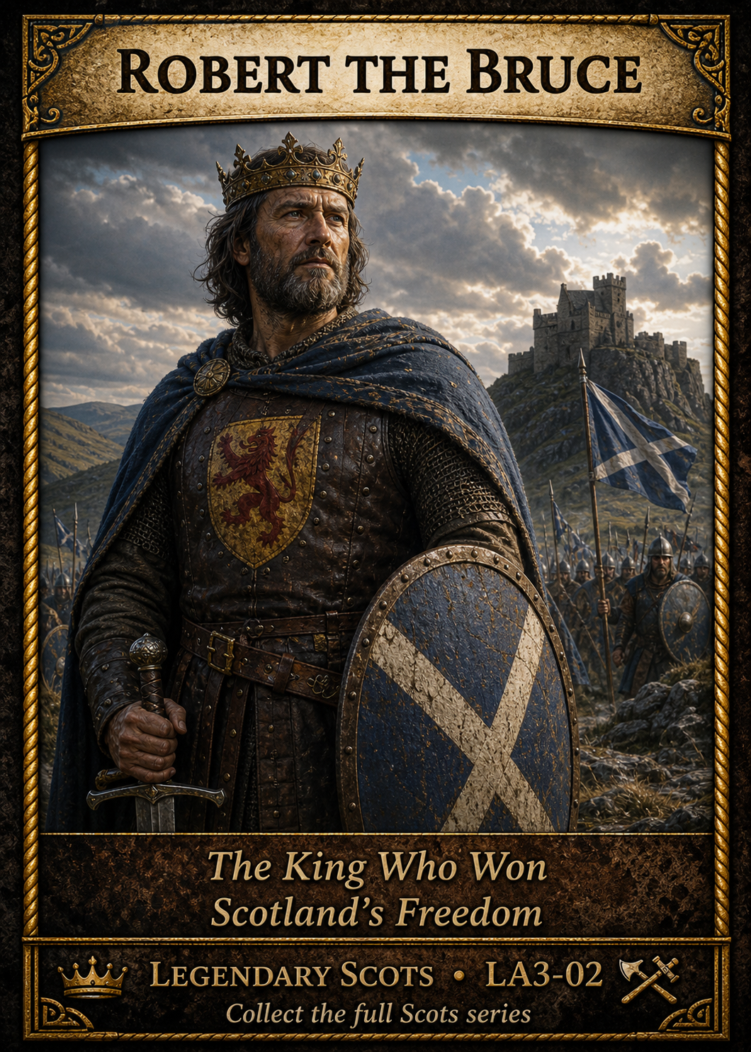 Robert the Bruce – Legendary Scots Series | Official Renaissance Collector Card