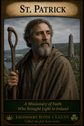 St. Patrick – Legendary Scots Series | Official Renaissance Collector Card