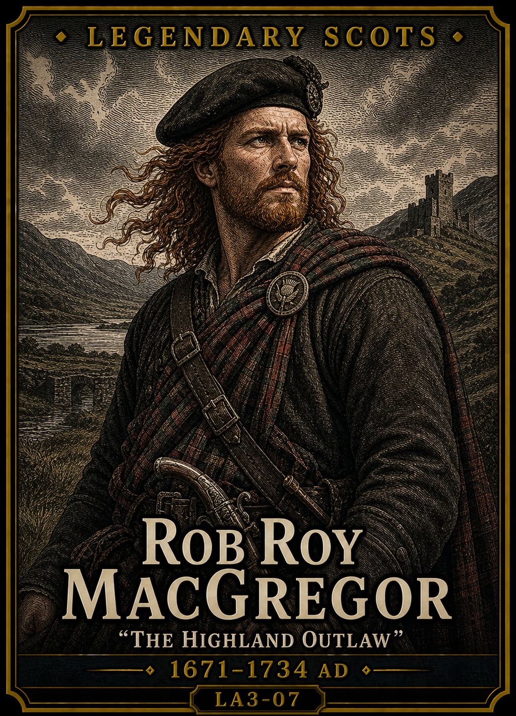 Rob Roy MacGregor – Legendary Scots Series | Official Renaissance Collector Card