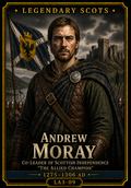Andrew Moray – Legendary Scots Series | Official Renaissance Collector Card