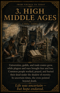 3. High Middle Ages – Cross History | From Vikings to Today | Lost Archives Poster