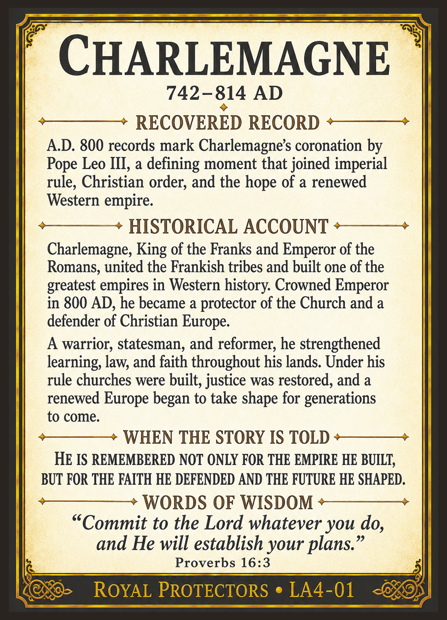 Royal Protectors Series Pack – Official Renaissance Collector Cards