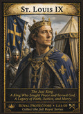 St. Louis IX of France – Royal Protectors Series | Official Renaissance Collector Card