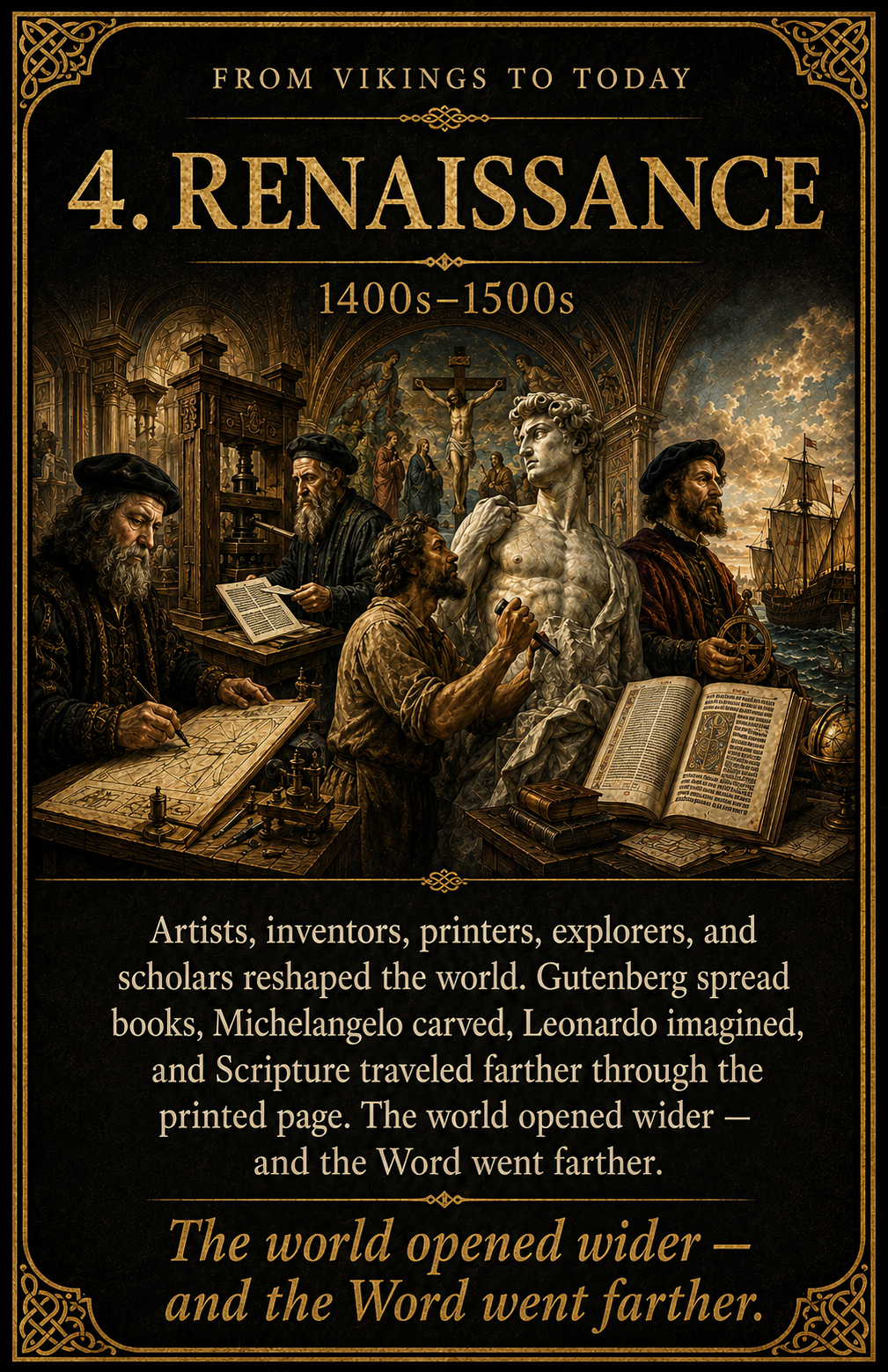 4. Renaissance – Cross History | From Vikings to Today | Lost Archives Poster