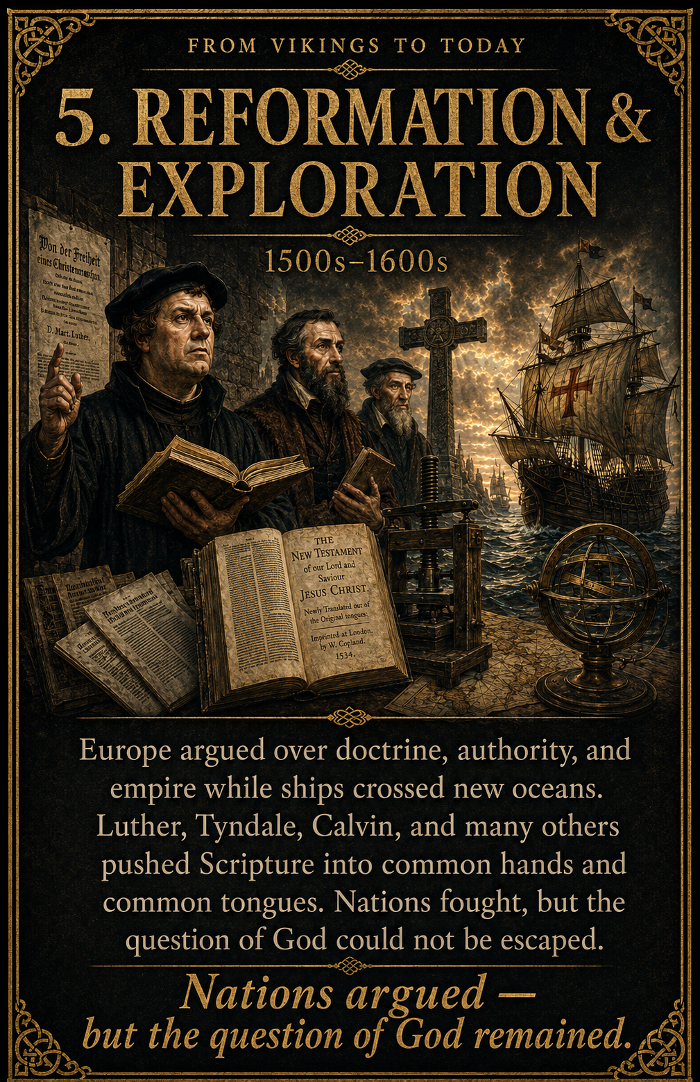 5. Reformation & Exploration – Cross History | From Vikings to Today | Lost Archives Poster