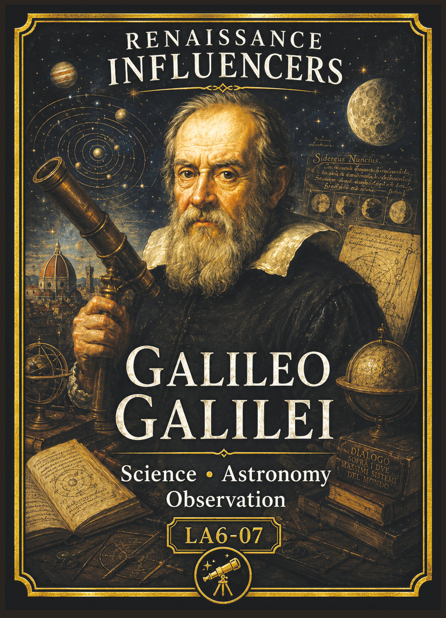 Galileo Galilei – Renaissance Influencers Series | Official Renaissance Collector Card