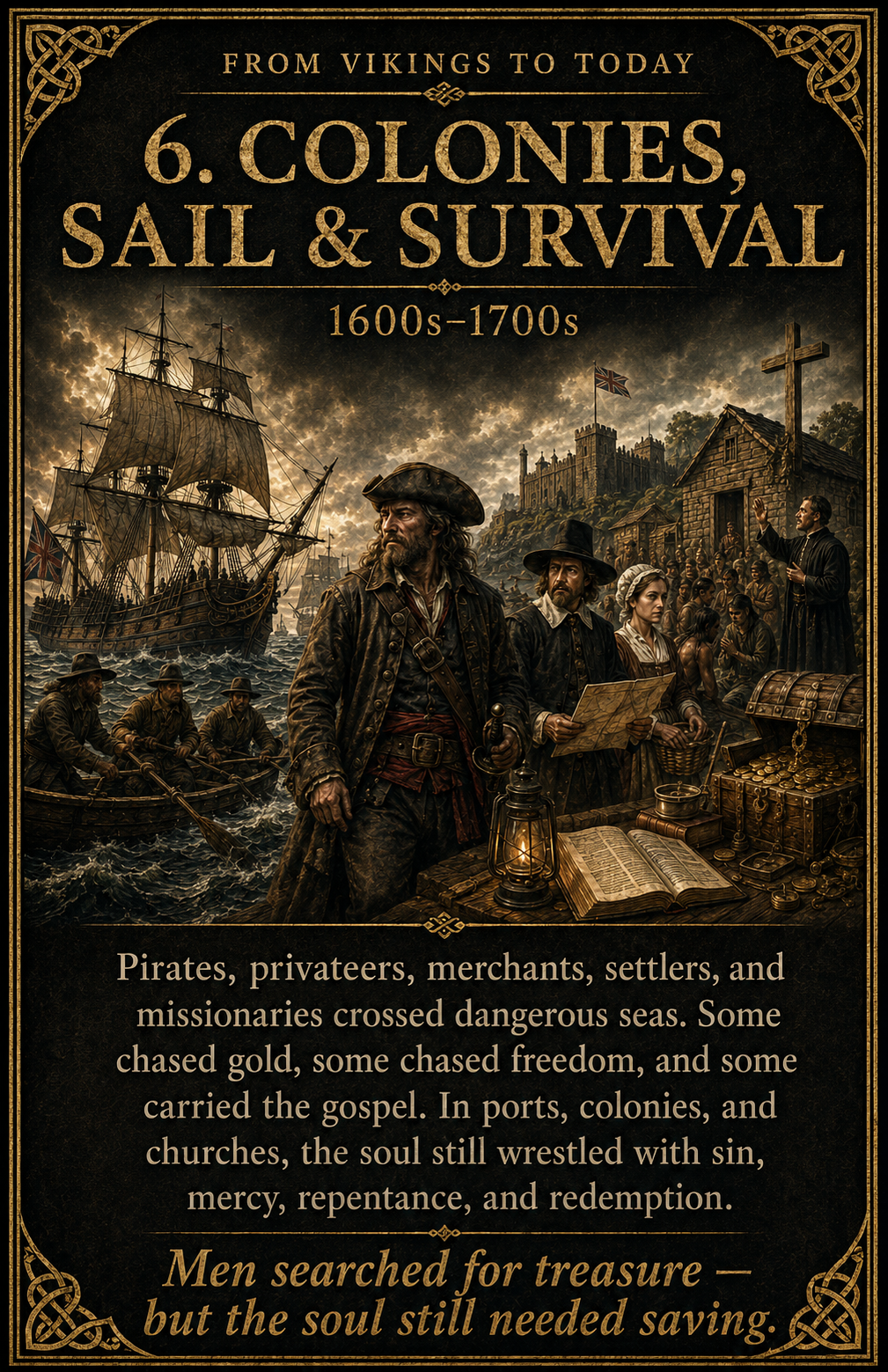 Cross History: Complete 10-Poster Set – From Vikings to Today | Lost Archives