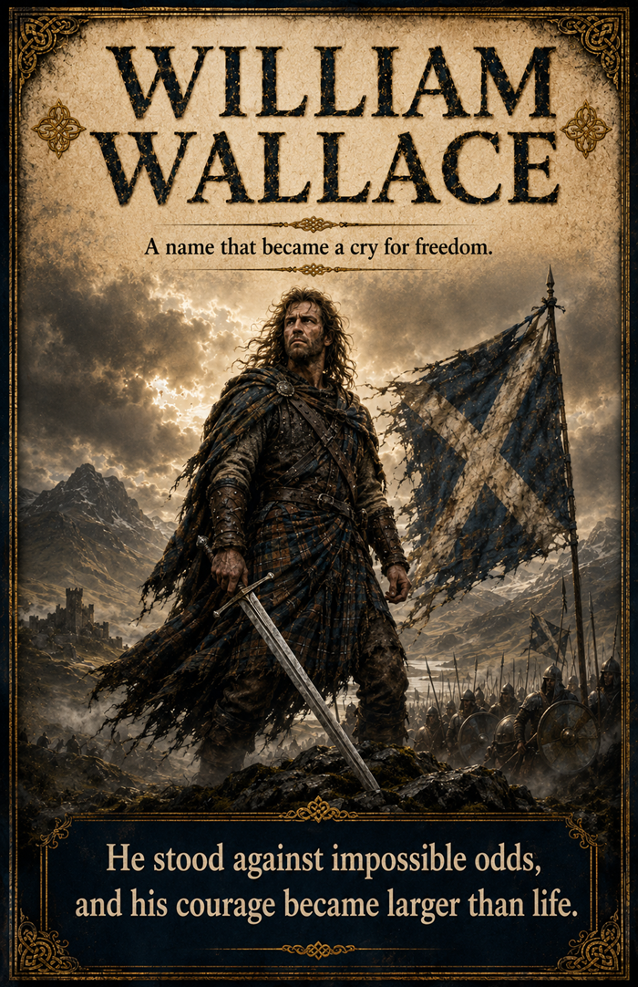 William Wallace – A Name That Became a Cry for Freedom Poster