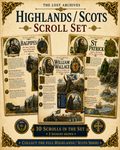 Legendary Scots Series Scroll Set – Official Lost Archives Scroll Edition