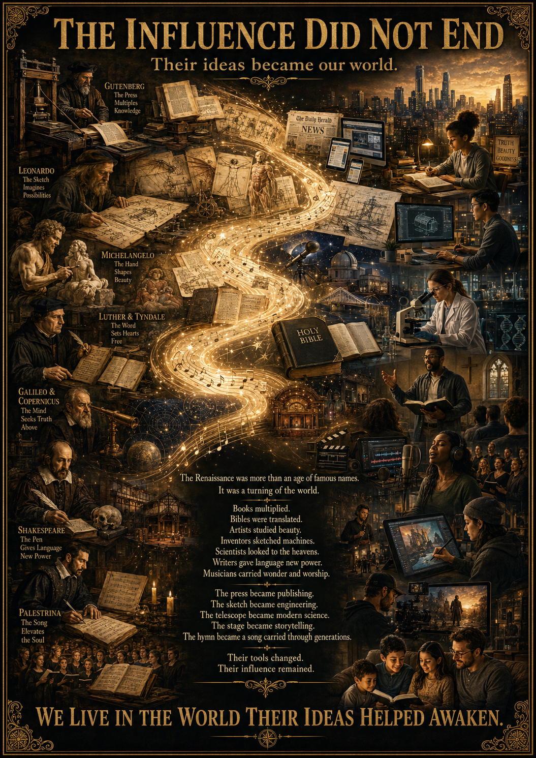 The Influence Did Not End – Their Ideas Became Our World | Renaissance Influencers | Lost Archives Poster