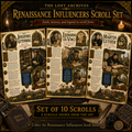 Renaissance Influencers Series Scroll Set – Official Lost Archives Scroll Edition