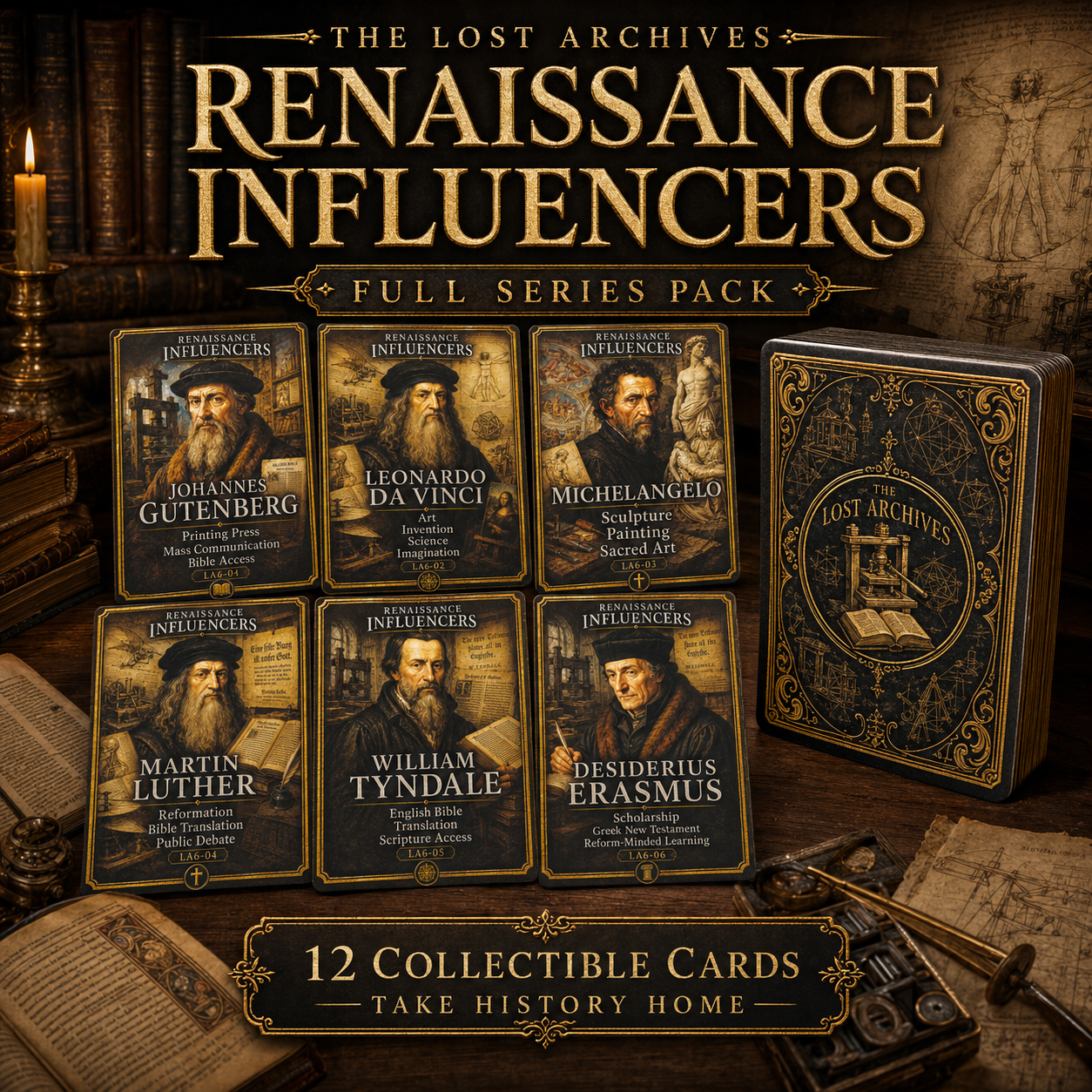 Renaissance Influencers Series Pack – Official Renaissance Collector Cards