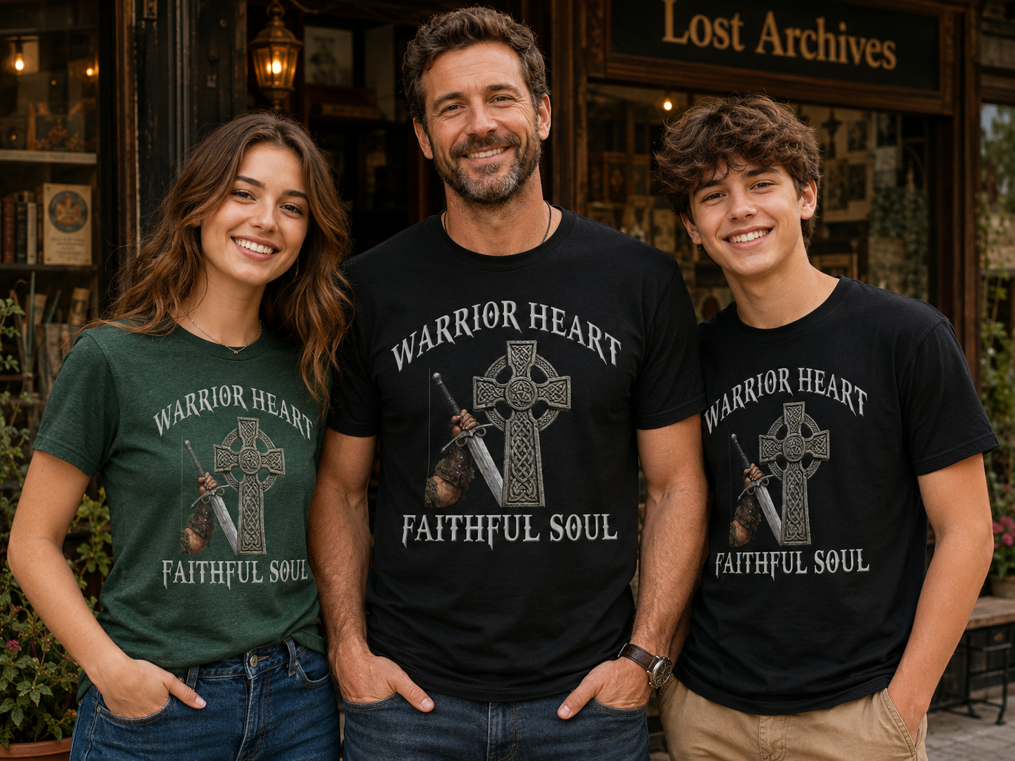 Fearless and Faithful Shield Maiden Tee