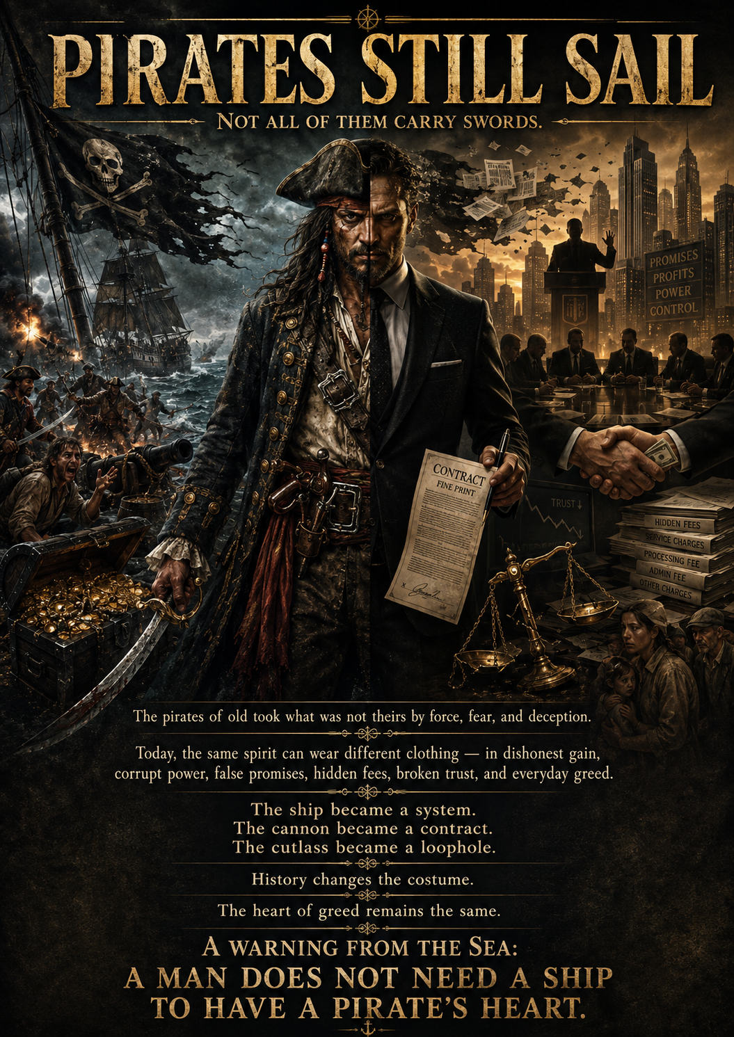 Pirates Still Sail – Not All of Them Carry Swords | Lost Archives Poster