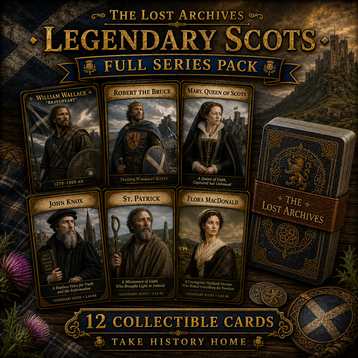 Legendary Scots Series Pack – Official Renaissance Collector Cards