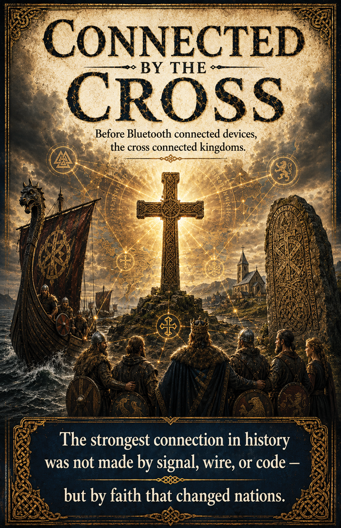 Connected by the Cross – Before Bluetooth Connected Devices, the Cross Connected Kingdoms | Vikings Series | Lost Archives Poster