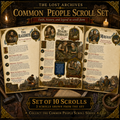 Common People Series Scroll Set – Official Lost Archives Scroll Edition