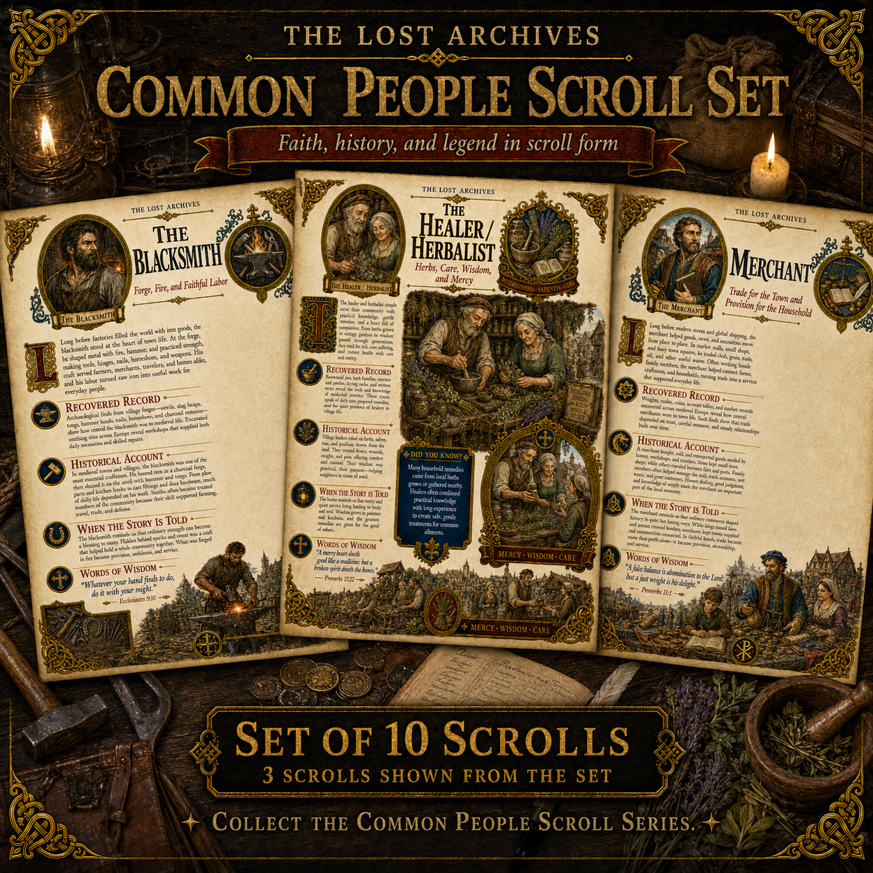 Common People Series Scroll Set – Official Lost Archives Scroll Edition