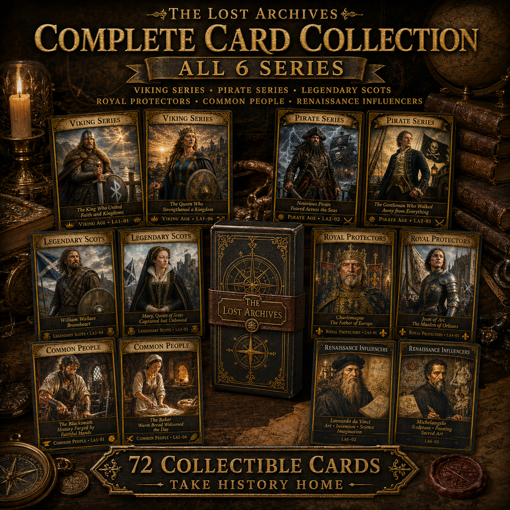 The Lost Archives Complete Set – All 72 Cards in Vintage 3-Ring Binder