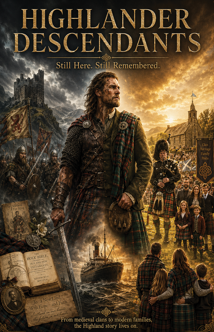 Highlander Descendants – Still Here. Still Remembered. Poster