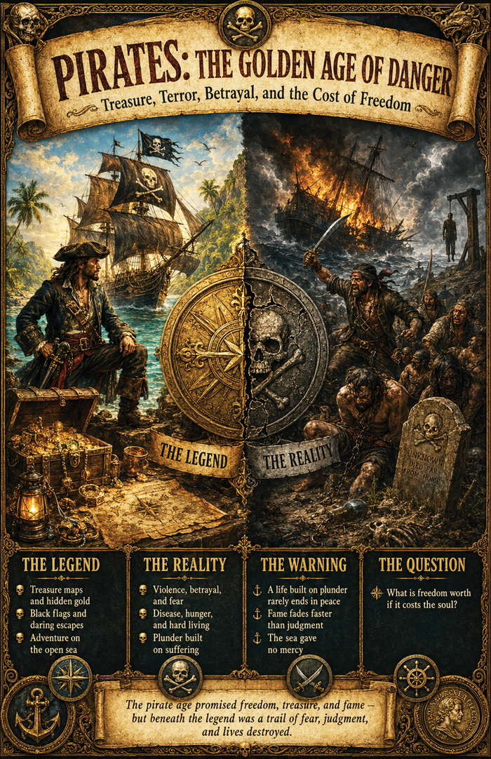Pirates: The Golden Age of Danger – Legend vs. Reality Poster