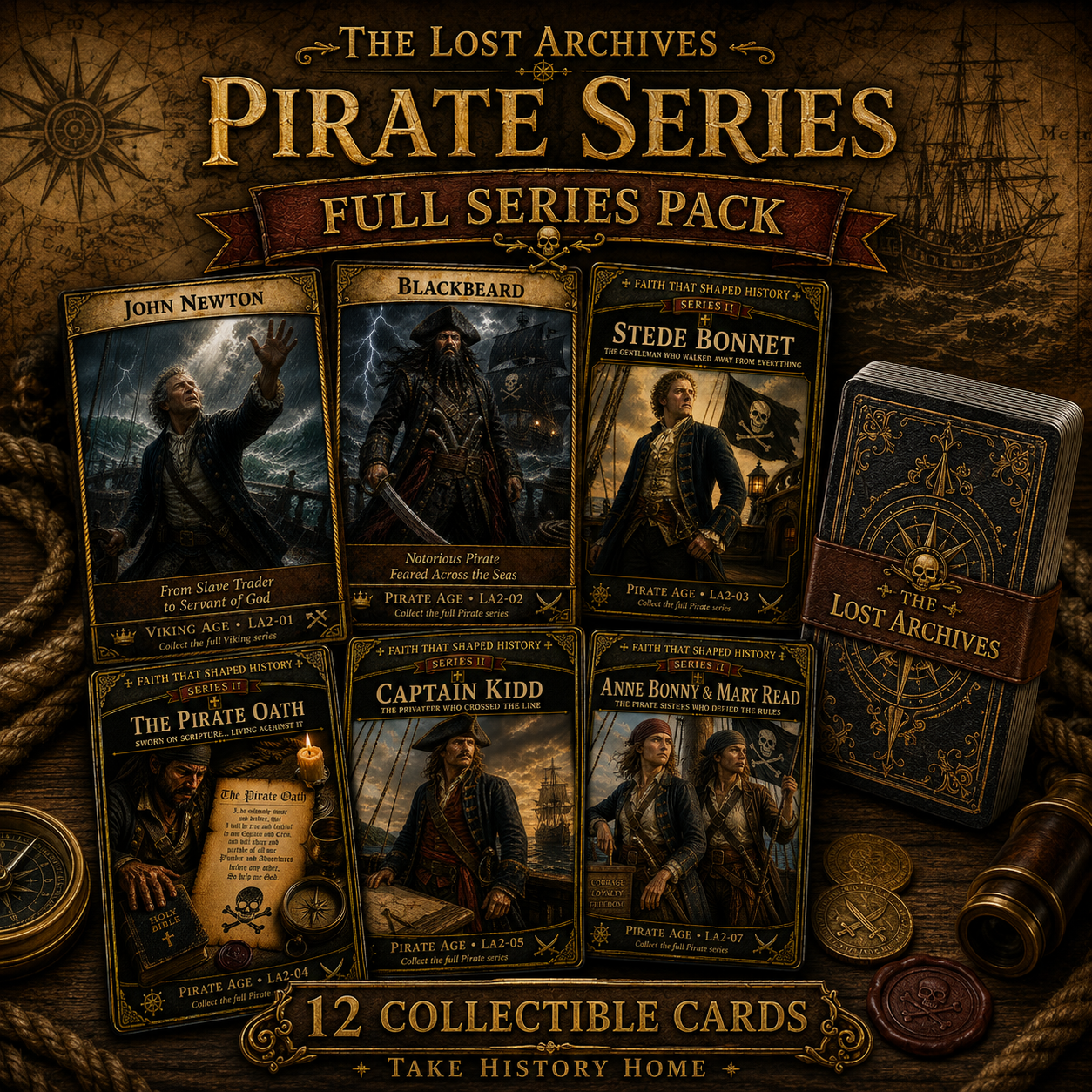 Pirates Series Pack – Official Renaissance Collector Cards