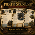 Pirates Series Scroll Set – Official Lost Archives Scroll Edition