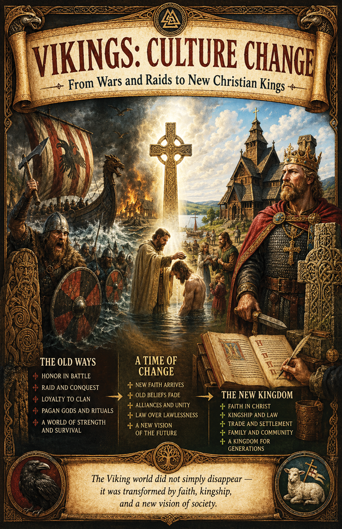 Vikings: Culture Change – From Wars and Raids to New Christian Kings | Vikings Series | Lost Archives Poster